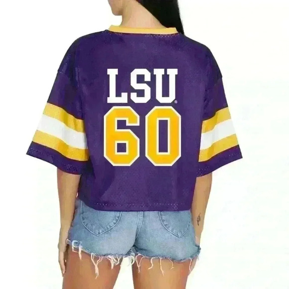 LSU Football Jersey NWT Women’s Medium LoJo - Picture 2 of 7